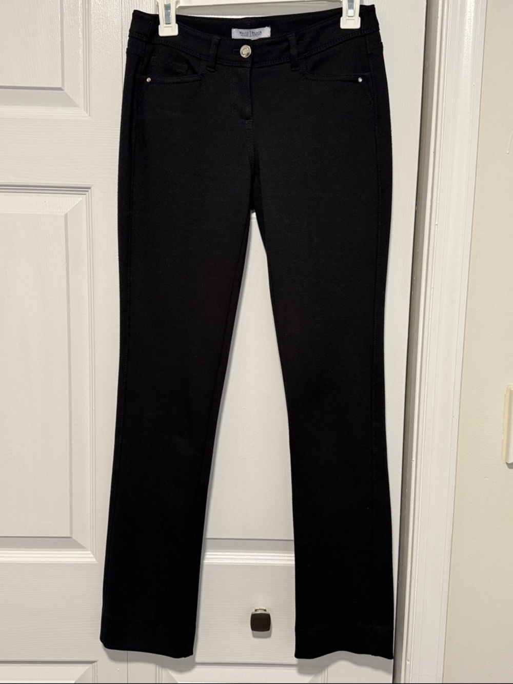 White House Black Market Black Stretch Pants 00 Regular